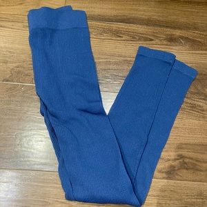 nazy blue seemless leggings
